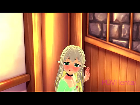 ❤️ (トラップ）エルフのメイドが顔を洗うのを手伝う ️ ポルノ ❌️